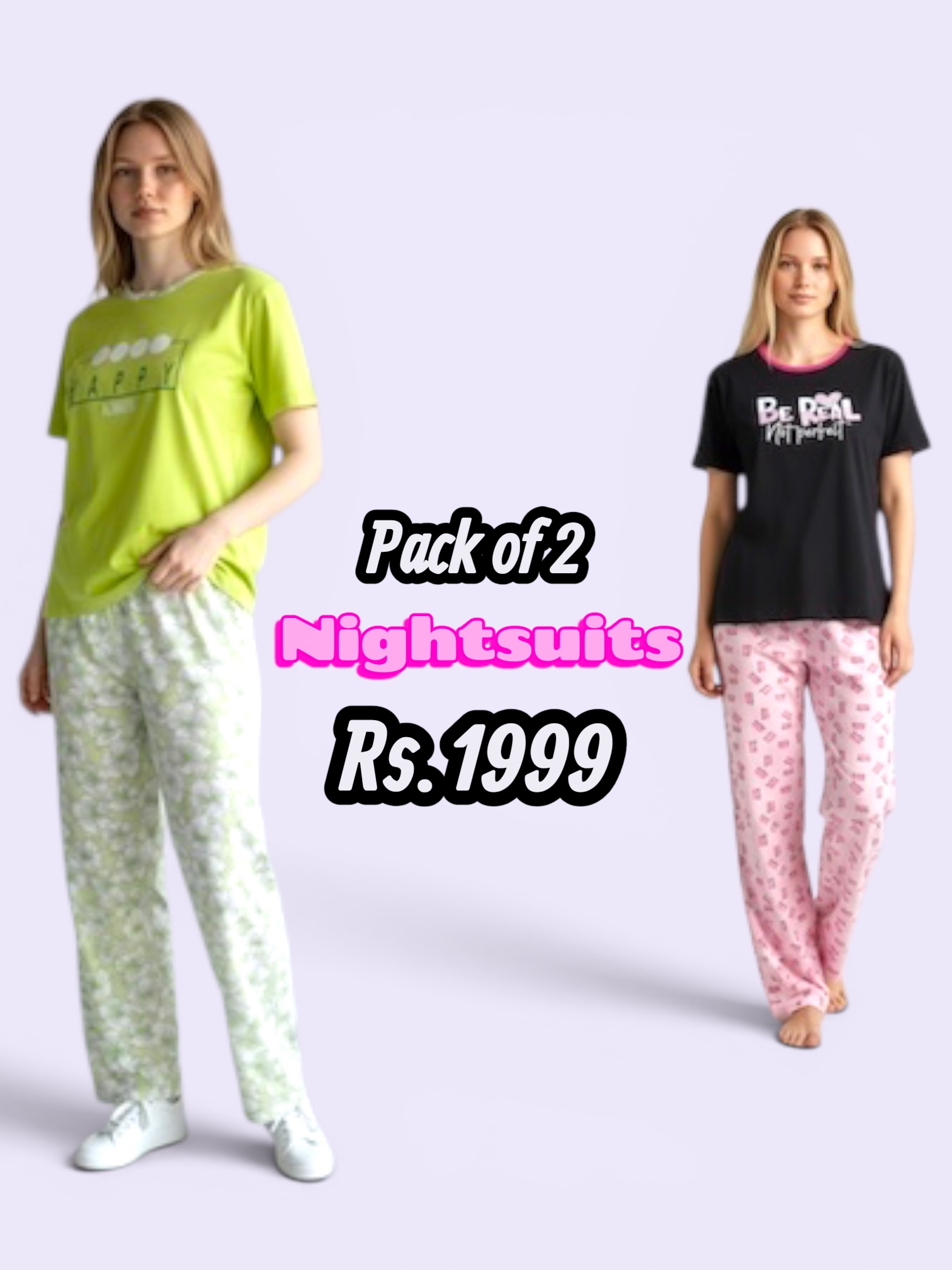Pack of 2 Nightsuits