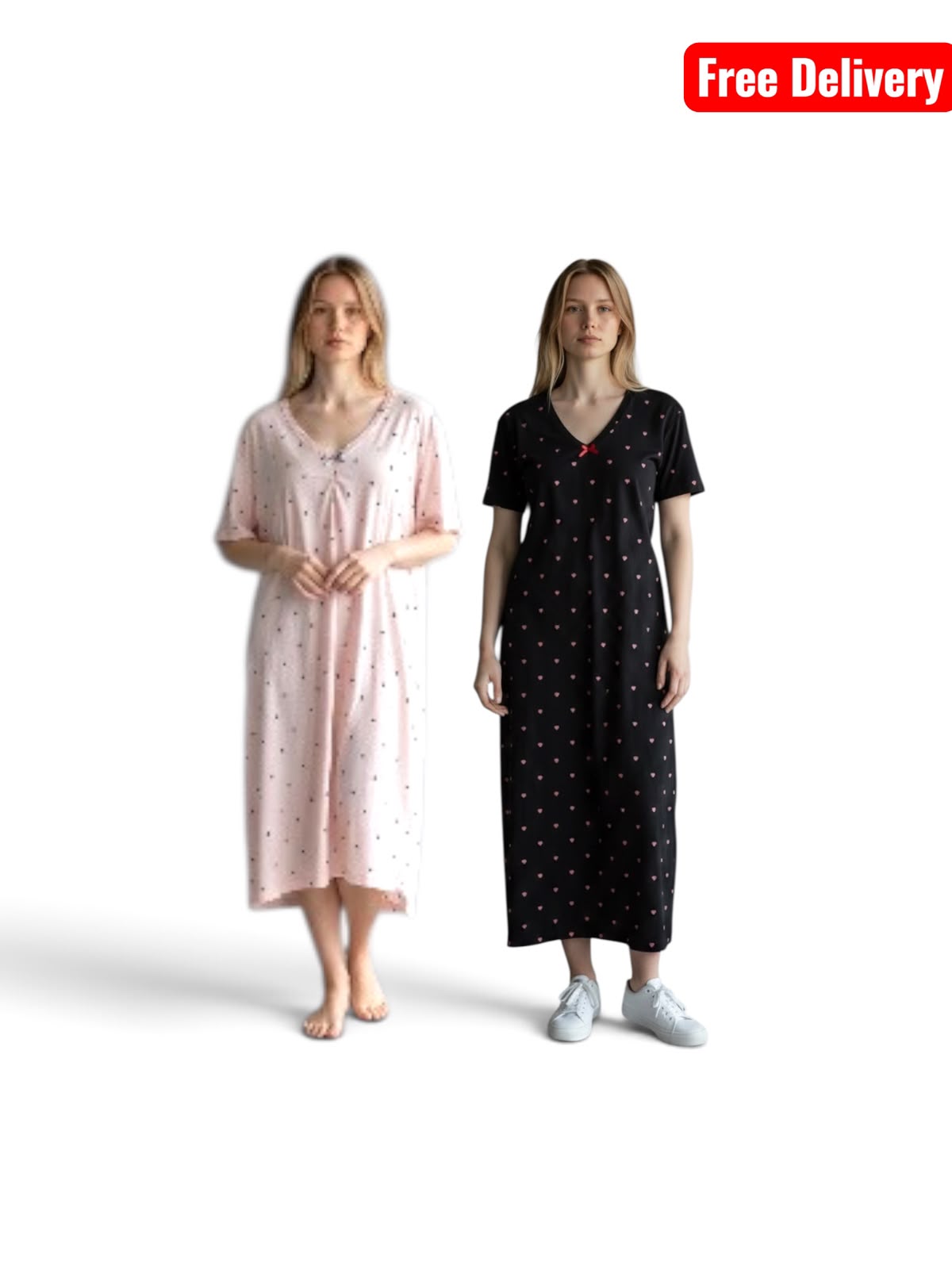 Pack of 2 Long Shirts Women