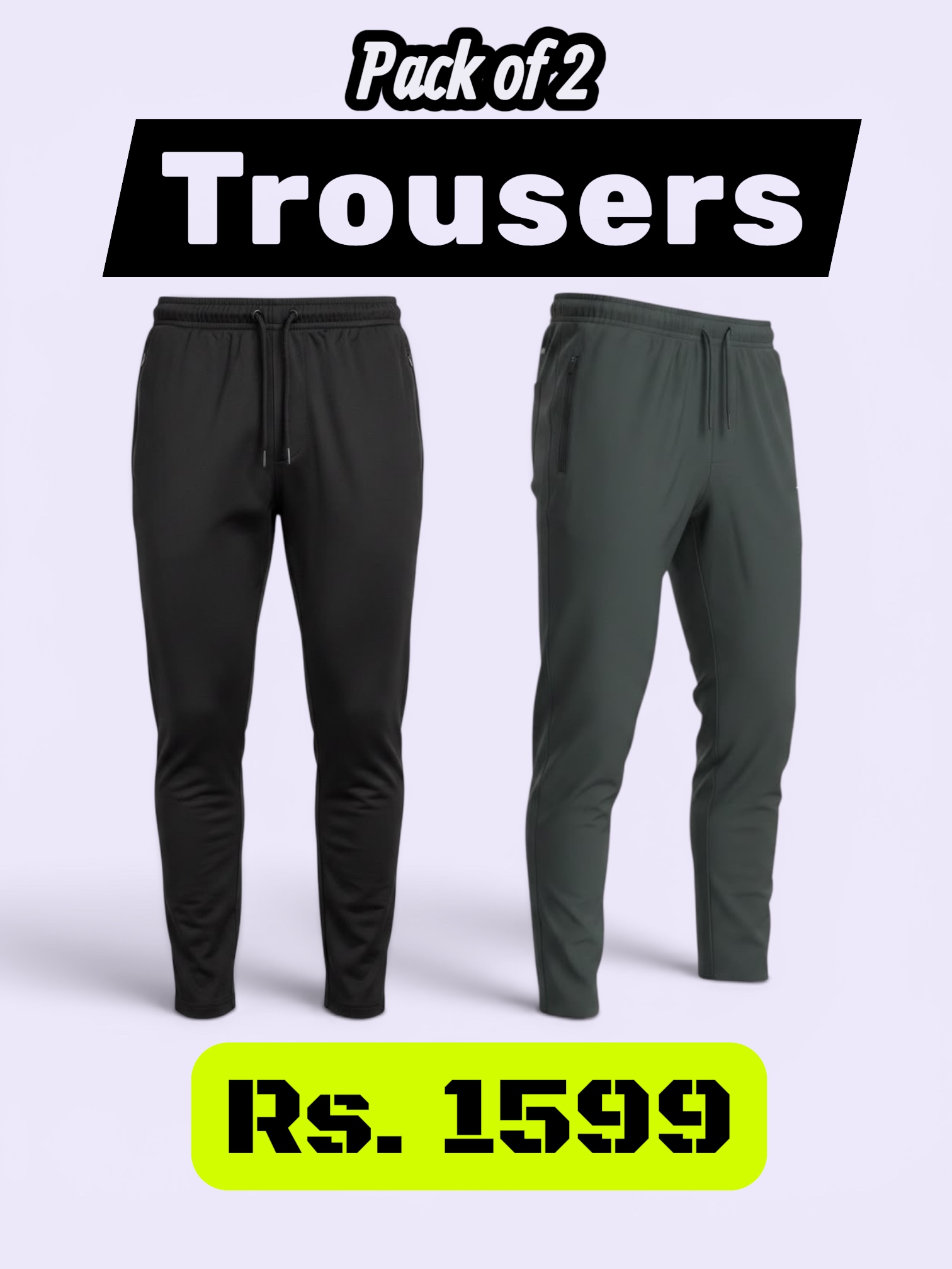 Pack of 2 Trousers
