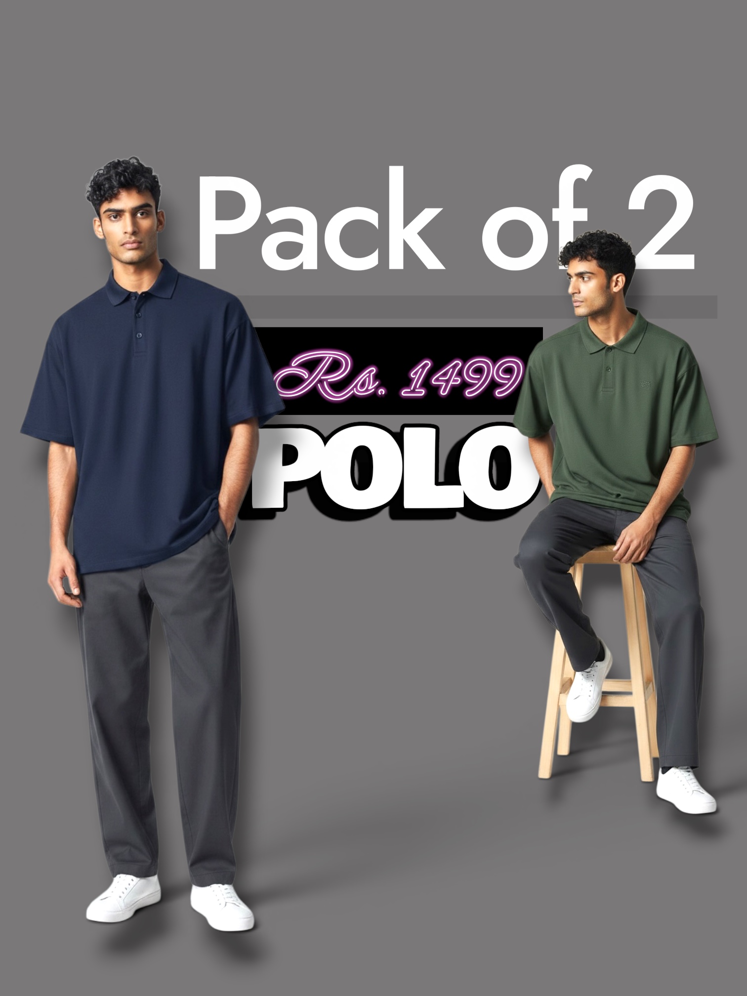 Pack of 2 Polo Tees